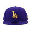 NEW ERA LOS ANGELES DODGERS 9FIFTY SNAPBACK CAP PURPLE NE43931画像
