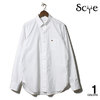 SCYE BASICS FINX COTTON OXFORD B.D. COLLAR SHIRT 5120-33530画像
