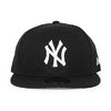 NEW ERA NEW YORK YANKEES 59FIFTY FITTED CAP BLACK/WHITE NR11591127画像