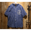 Cushman DENIM STRIPE BASEBALL SHIRT 25290画像