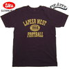 UES Printed Cotton Tee Shirt "FOOTBALL" PURPLE 652019画像