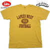 UES Printed Cotton Tee Shirt "FOOTBALL" YELLOW 652019画像