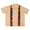 AWESOME BOY × Ichiryu made Remake Scarf Cuba Shirt BEIGE画像