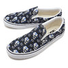 VANS FLASH SKULLS CLASSIC SLIP-ON BLACK/TRUE WHITE VN0A4U381HJ画像