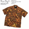 BURGUS PLUS S/S Open Collar Resort Shirts - Sinh Pattern - BP19504-2画像