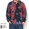 STUSSY Dark Dye Work L/S Shirt 1110089画像