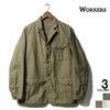 Workers Cruiser Jacket, Reversed Sateen, Reactive dyeing,画像