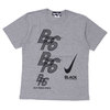 BLACK COMME des GARCONS × NIKE BRS TEE GRAY画像