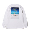 atmos EMBROIDERY PHOTO PRINT SEA TEE WHITE AT20-KS2-WHT画像