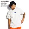 DOUBLE STEAL EMBROIDERY BOX T-SHIRT -WHITE/BLUE- 992-12006画像