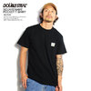 DOUBLE STEAL SQUARENAME POCKET T-SHIRT -BLACK- 903-14043画像