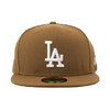 NEW ERA LOS ANGELES DODGERS 59FIFTY FITTED CAP WHEAT-WHITE 11308597画像