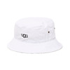 UGG UGG LOGO BUCKET HAT WHITE 20SS-UGHA02画像