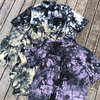LEFLAH MARBLE TIE DYE NO COLLAR SHIRT画像