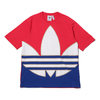 adidas BG TF OUT COLOR TEE POWER PINK/WHITE/TEAM ROYAL BLUE/TRACE CARKI GE6222画像