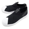 adidas Originals SST SLIP ON CORE BLACK FW7051画像