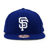 NEW ERA SAN FRANCISCO GIANTS 9FIFTY SNAPBACK CAP RYL BLUE-WHITE NESFG430画像