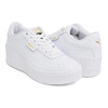 PUMA CALI WEDGE WNS PUMA WHITE - PUMA WHITE 373438-01画像