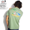 The Endless Summer TES SKULL EMB T-SHIRT -GREEN GRAY- KE-0574300画像
