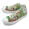 CONVERSE ALL STAR LIGHT LENTICULAR BIGLOGO OX GREEN/PINK 31302530画像