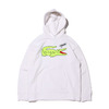 LACOSTE × atmos Hoody WHITE SH3768L-001画像