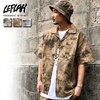 LEFLAH MADARA TIE DYE OPEN COLLAR SHIRT画像