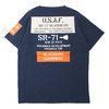 AVIREX SS SHEETING WAPPEN T-SHIRT SR-71 6103413-87画像
