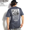 DOUBLE STEAL WALL PHOTO T-SHIRT -CHARCOAL- 903-14036画像