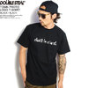 DOUBLE STEAL TOWN PHOTO LOGO T-SHIRT -BLACK/BLACK- 903-14031画像
