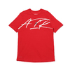 JORDAN BRAND AS M J SCRIPT AIR DFCT SS CREW GYM RED/WHITE/BLACK CN3579-687画像