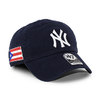 '47 Brand NEW YORK YANKEES CLEAN UP STRAPBACK CAP NAVY B-HTRGW17GWSNE-NYB画像