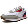 PUMA FUTURE RIDER STREAM ON WHT/L.GRY/NVY/RED 371530-02画像