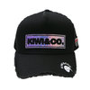 YOSHINORI KOTAKE DESIGN × KIWI&CO. TWILL MESH CAP 2 BLACK画像