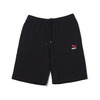 PUMA CLASSICS EMBROIDARY SWEAT SHORTS COTTON BLACK 596697-01画像