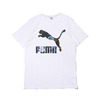 PUMA TREND AOP LOGO TEE PUMA WHITE 597071-02画像
