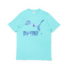 PUMA CLOUD PACK WS GRAPHIC TEE BLUE TURQUOISE 597026-35画像