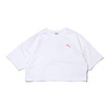PUMA EVIDE FS CROPPED TEE PUMA WHITE 597397-02画像