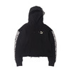 PUMA CLASSICS CROPPED HOODY AOP BLACK/WHITE 599192-51画像