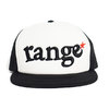 range RG LOGO MESH CAP -WHITE/BLACK- RGREG-HT07画像