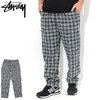 STUSSY Plaid Linen Bryan Pant 116438画像