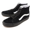 VANS PIG SUEDE SK8-HI BLACK/BLACK VN0A4BV618L画像