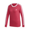 adidas 3 STRIPES LS TEE POWER PINK/WHITE GD2441画像