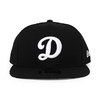 NEW ERA LOS ANGELES DODGERS 9FIFTY SNAPBACK CAP BLACKOUT NR11591044画像