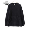 GOLD BOUCLE WOOL KNIT BIG POCKET CREW NECK GL68552画像