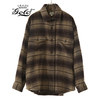 GOLD ALPACA WOOL SHAGGY CHECK C.P.O JACKET GL14661画像