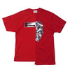 AWESOME BOY × Ichiryu made Original Remake Tee RED画像