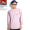 BEN DAVIS BASIC POCKET L/S TEE -G.PINK- C-9780030画像