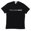 COMME des GARCONS SHIRT Plain With Front Logo Tee BLACK画像