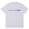 COMME des GARCONS SHIRT Plain With Front Logo Tee WHITE画像