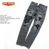 BIG JOHN MADE in JAPAN 12oz.SUPER STRETCH DENIM SKINNY FIT NUDE LEG MMM106J-BK3画像